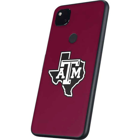 Texas A&M University Black Logo Google Pixel 4a Skin